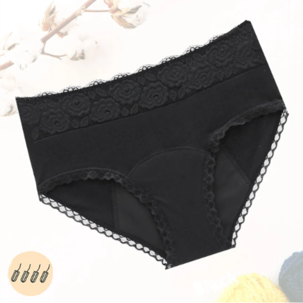 Soft Breathable Mid Rise Underwear Bikini Panty