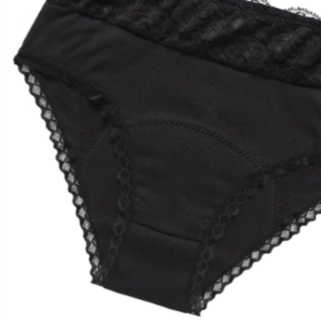 Soft Breathable Mid Rise Underwear Bikini Panty
