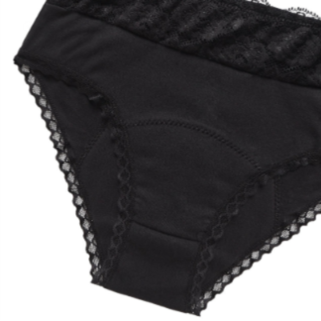 Black Lace Bralette & Panty Set Soft Comfortable Bra and Matching Briefs