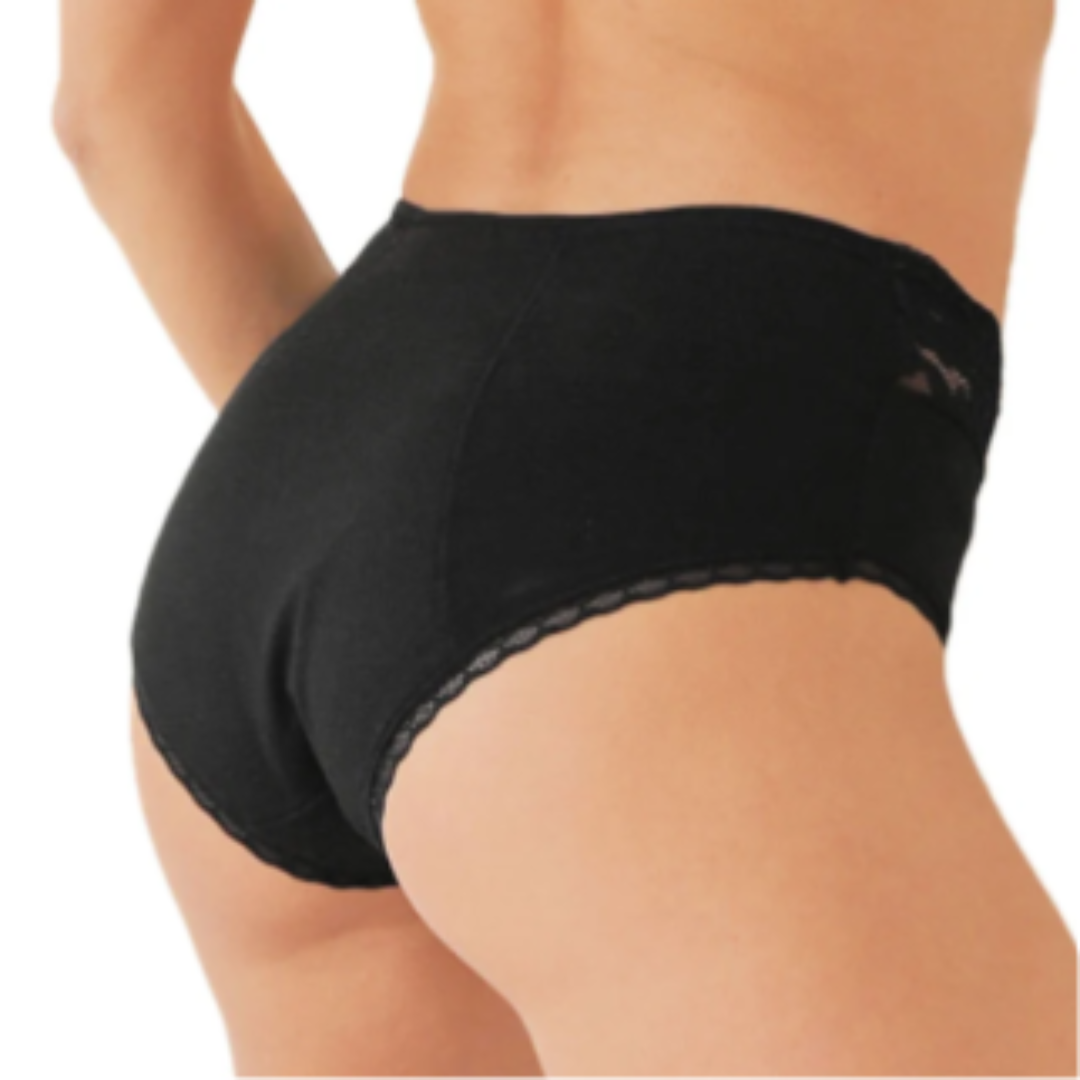 Black Lace Bralette & Panty Set Soft Comfortable Bra and Matching Briefs