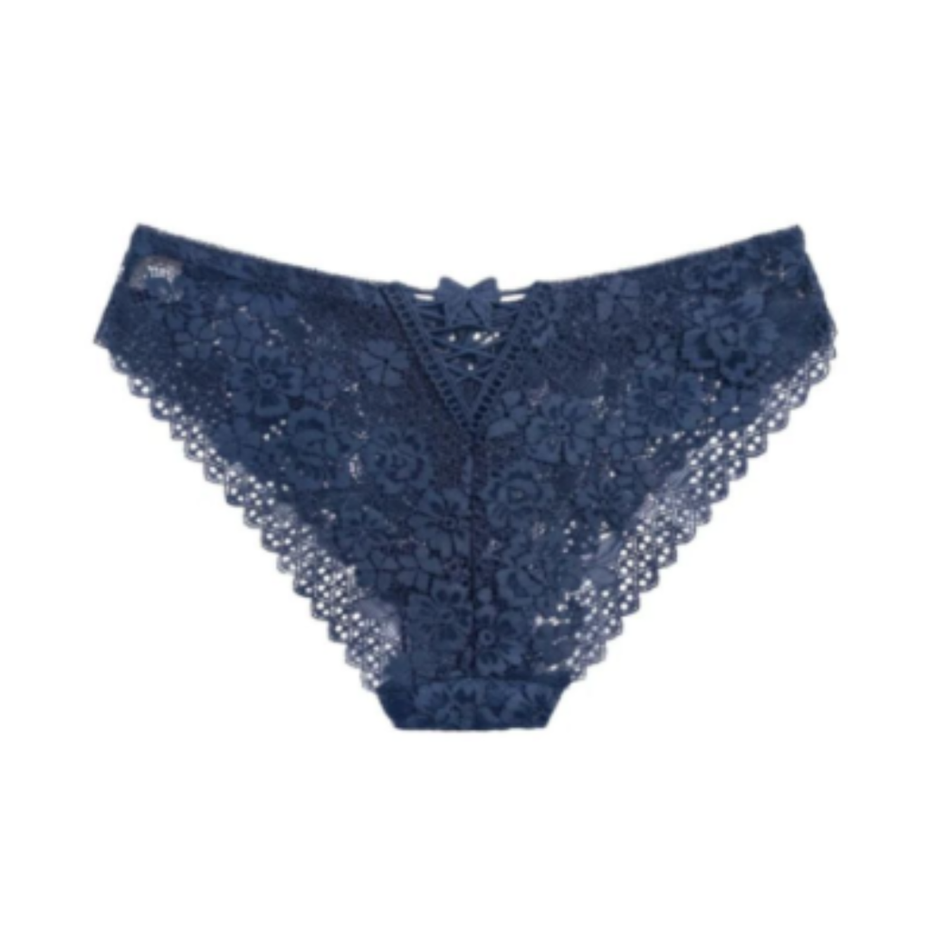 Floral Lace Bikini Panties Soft Breathable Low Rise
