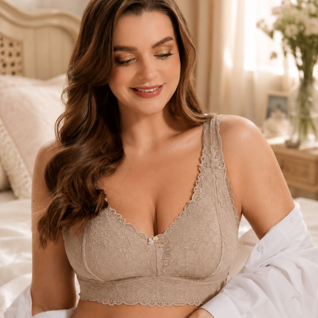 Comfort Lingerie for Everyday Wear Lace Bralette Bra
