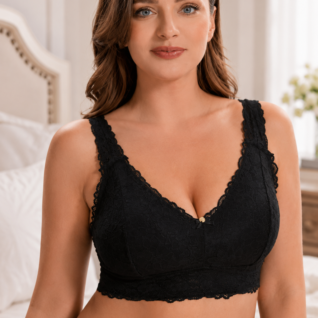 Comfort Lingerie for Everyday Wear Lace Bralette Bra
