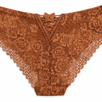 Floral Lace Bikini Panties Soft Breathable Low Rise