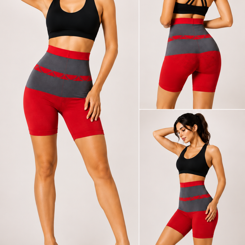 Women's High Waist Seamless Compression Shapewear Shorts