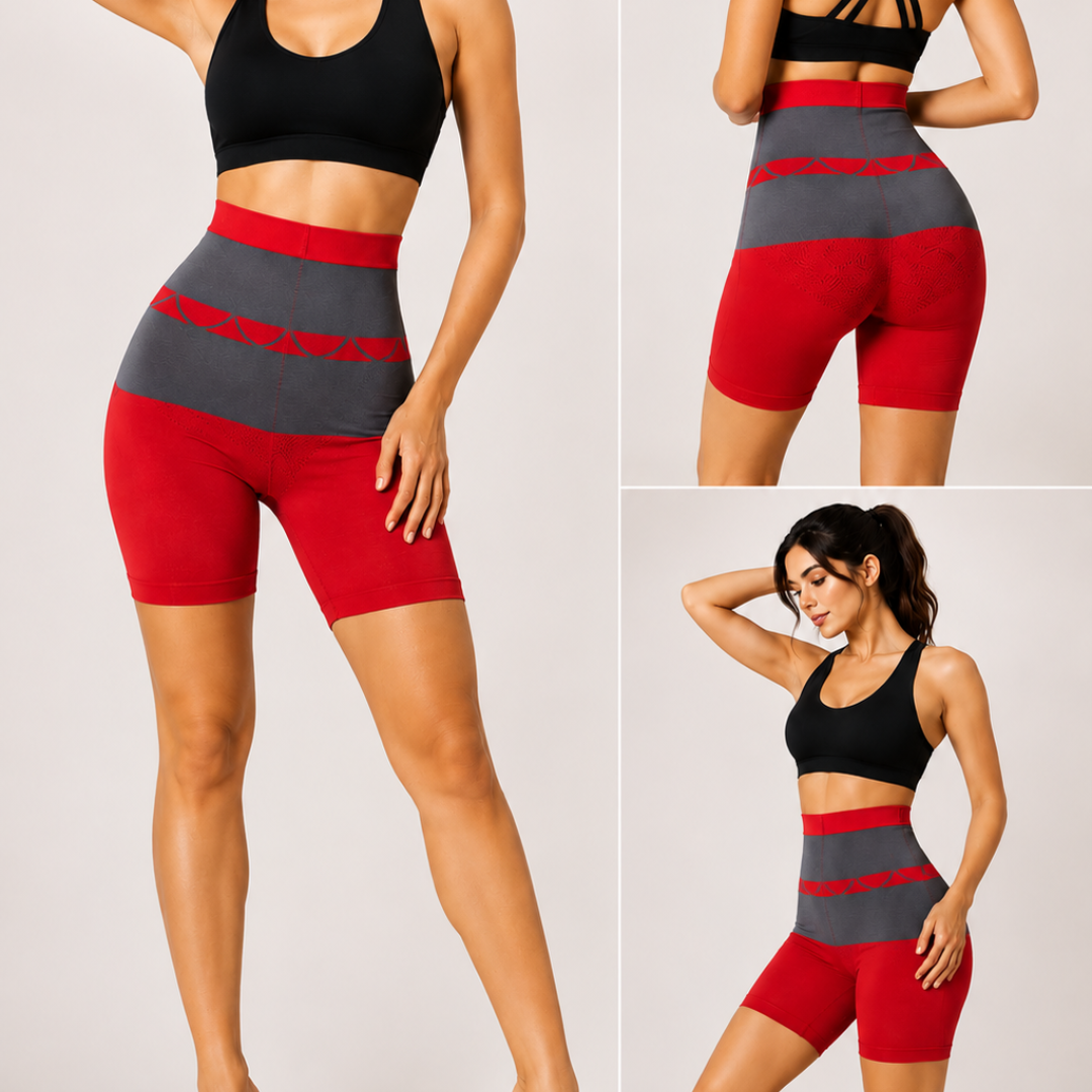 Women's High Waist Seamless Compression Shapewear Shorts
